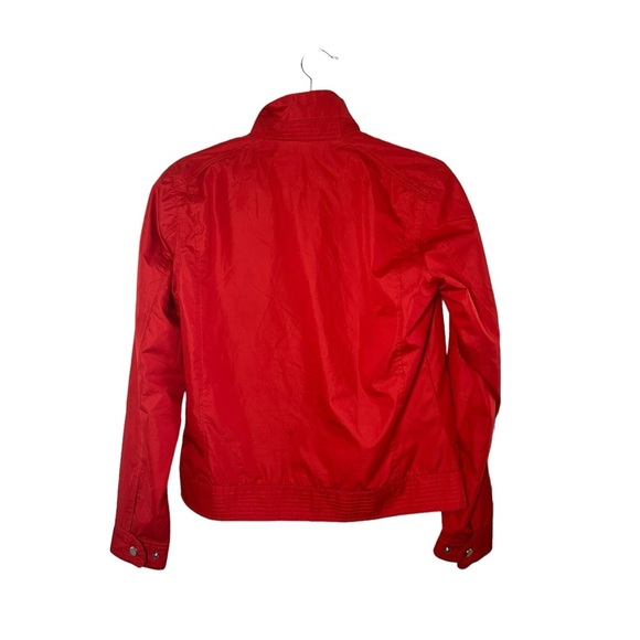 Lauren Ralph Lauren Women’s Small Red Windbreaker Coat with Zip - Picture 4 of 9
